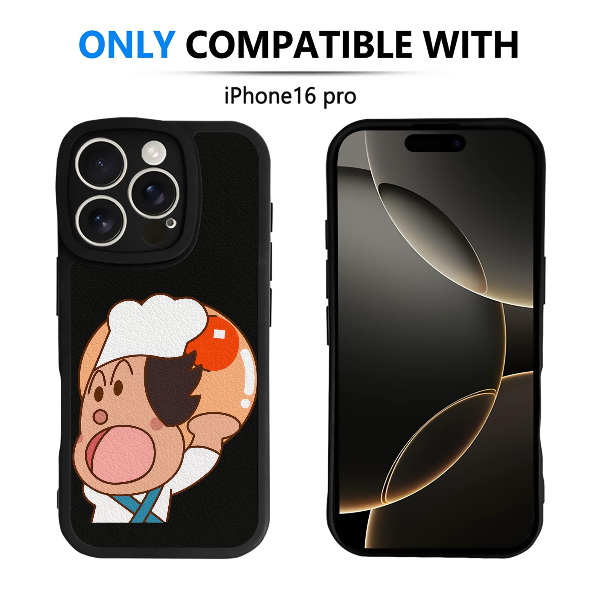 （画像用） アンパンマン Anpanman 【iPhone 16シリーズ対応】シリコンスマホケース（レザー調） 材質：シリコン
